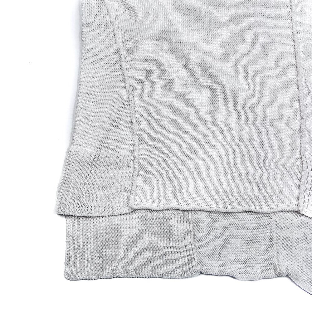 Eileen Fisher Linen Ribbed Knit Shawl V-Neck Pullover Sweater Vest Size S - Picture 4 of 10